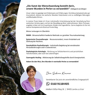 Kreiner Sabine Flyer Rueckseite